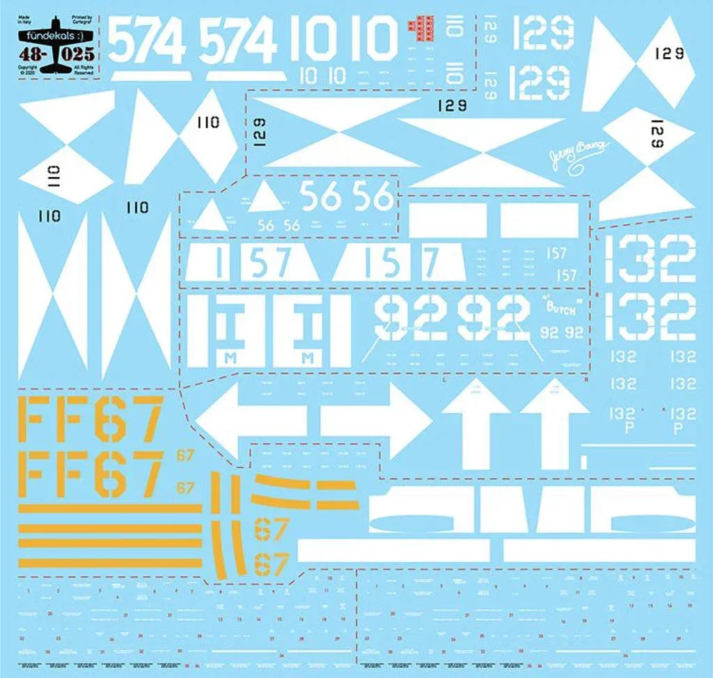 1/48 Fundekals F6F-5 HELLCATS 48025