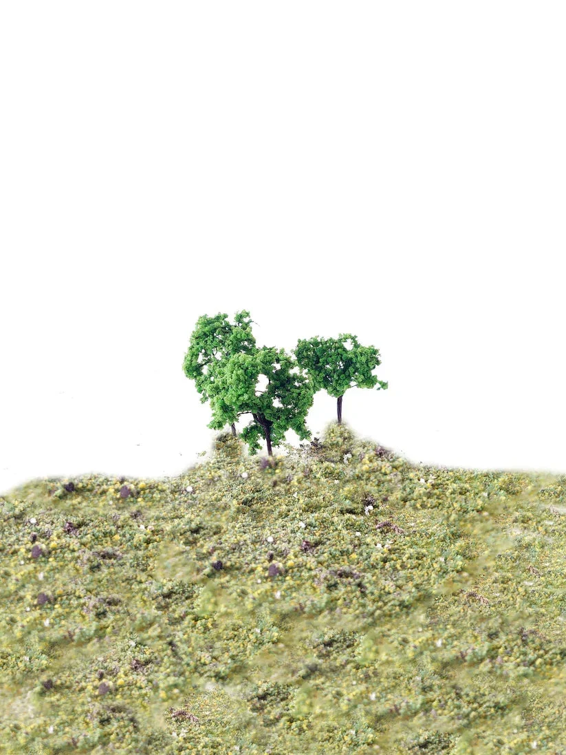Rock Island Deciduous Trees 3.6" 5pcs 24101 - Rock Island Hobby