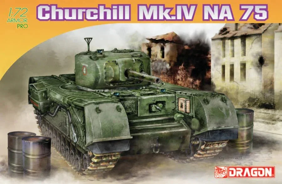 1/72 Dragon Model Churchill Mk.IV NA 75 7507 - Dragon Models