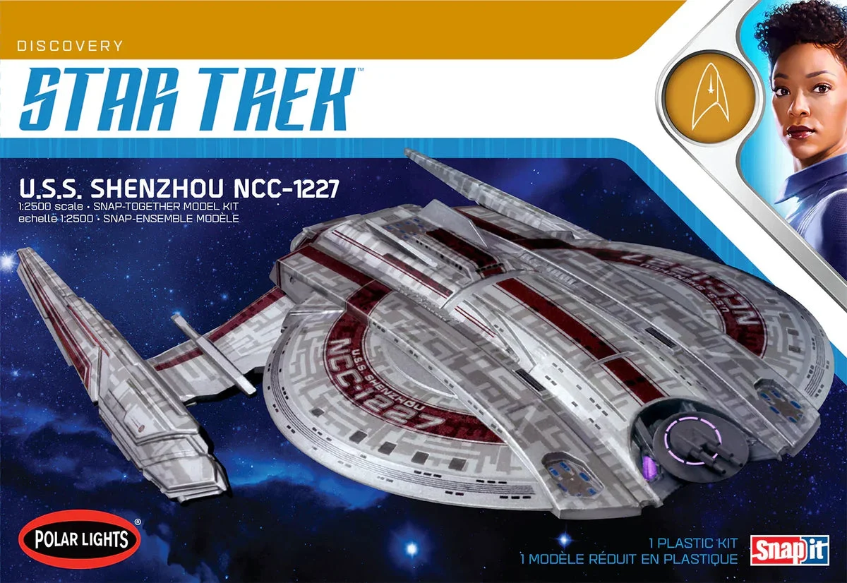 1/2500 Polar Lights Star Trek Discovery U.S.S. Shenzhou 967