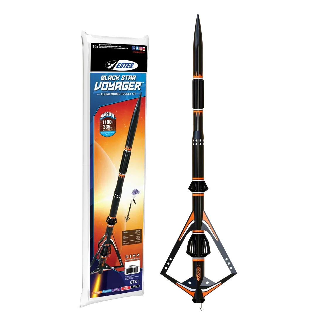 Estes Rockets Black Star Voyager 007222