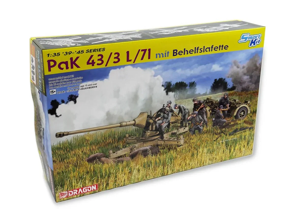 1/35 Dragon Model PaK 43/3 L/71 mit Behelfslafette 6522 - Dragon Models