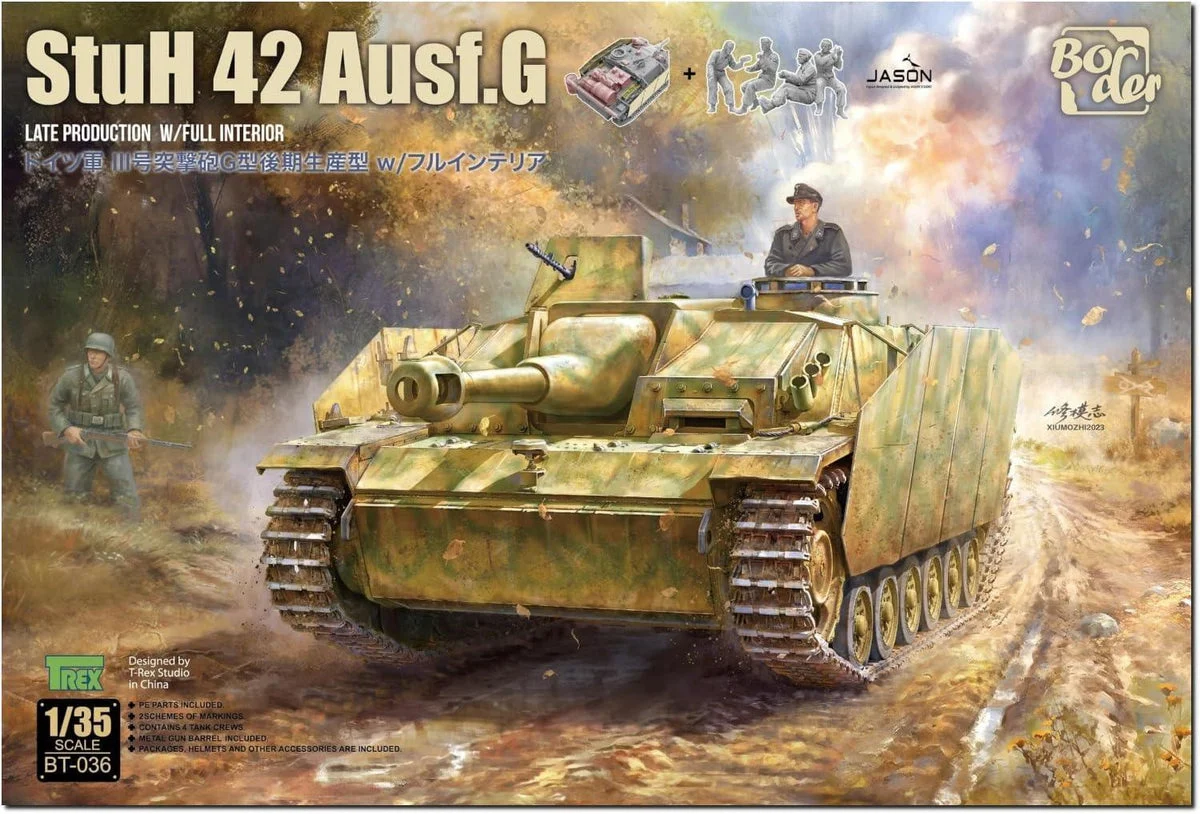 1/35 Border Model StuH 42 Ausf. G Late Production w/Full Interior BT036