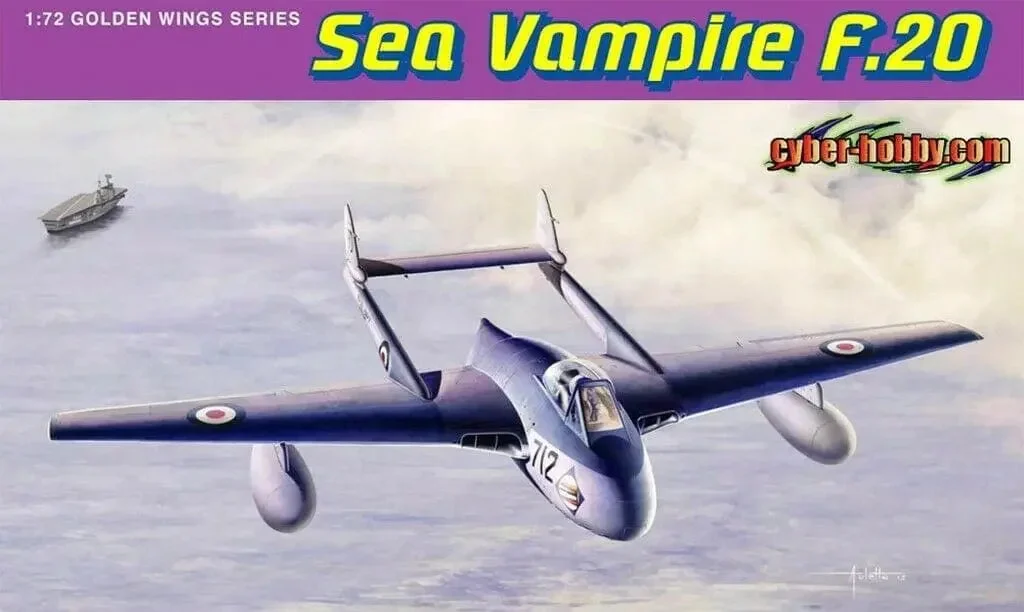 1/72 Dragon Model Sea Vampire F.20 5112 - Dragon Models