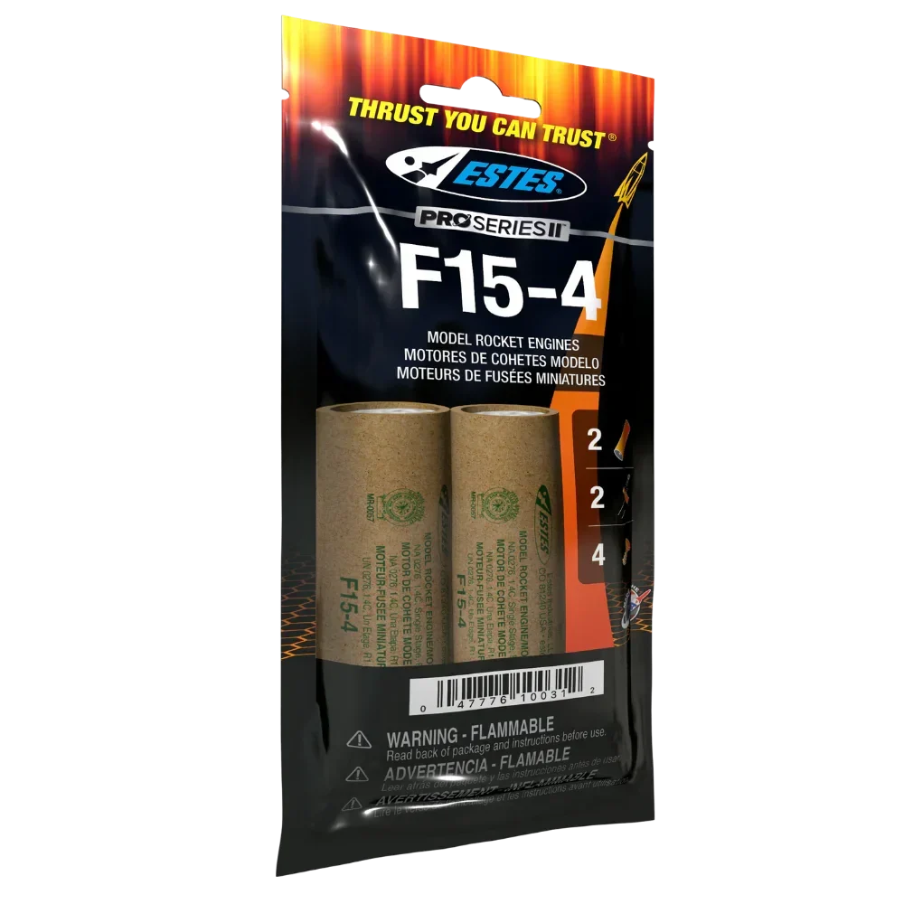 Estes Rockets F15-4 Engines (29mm) 10031