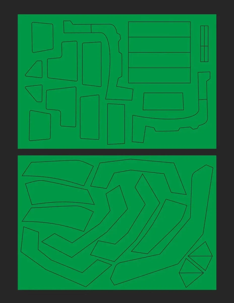 Green Strawberry Colonial Raptor Paint Mask AM013