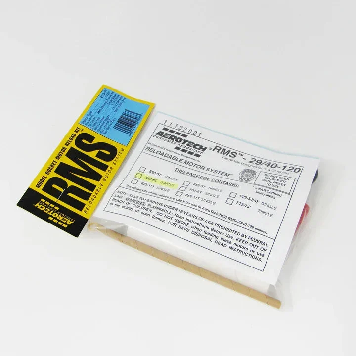 AeroTech E23-8T RMS-29/40-120 Reload Kit (1 Pack) 52308