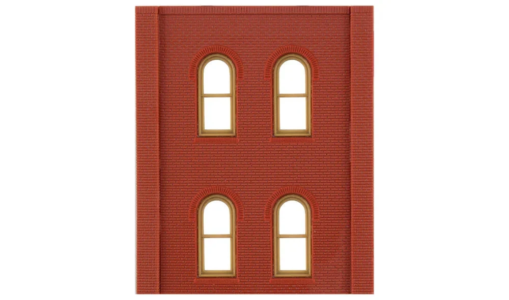HO DPM Two-Story Arched 4-Window 30108