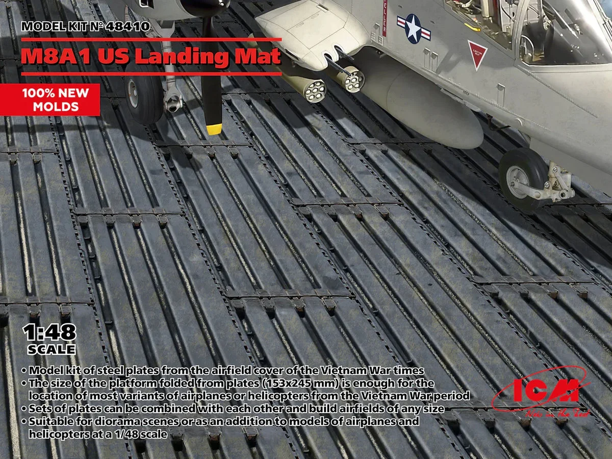 1/48 ICM M8A1 US Landing Mat 48410