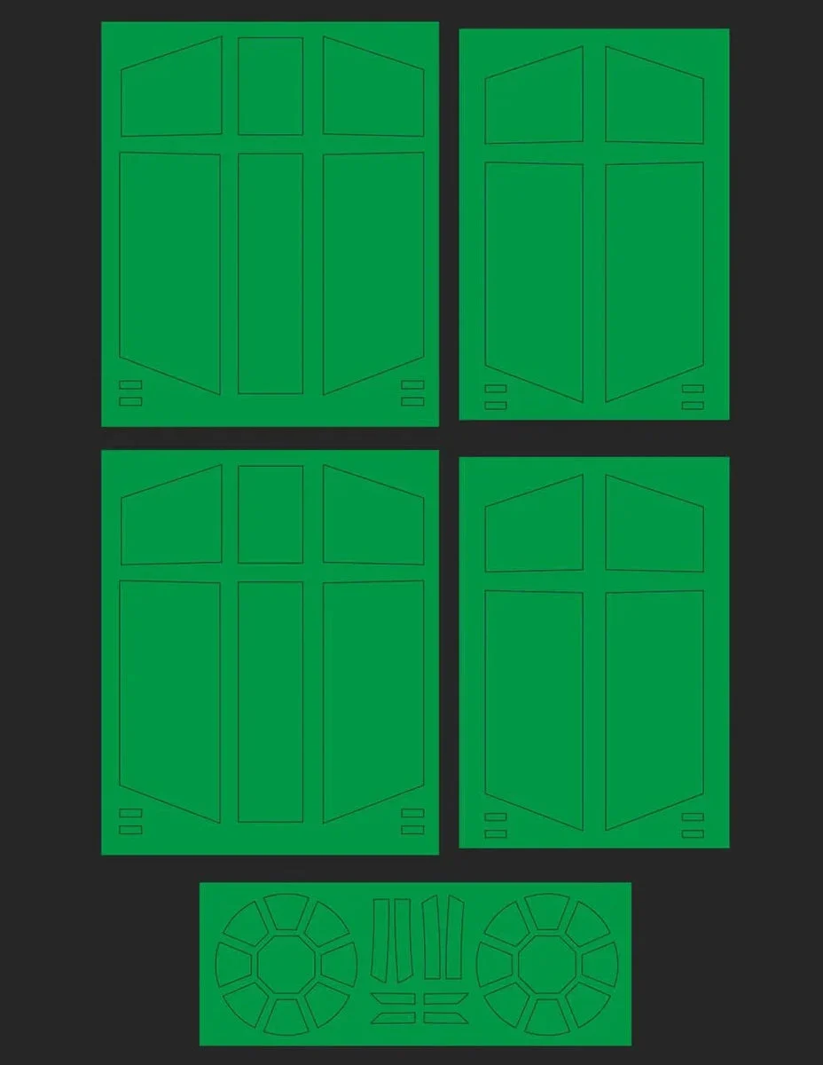 Green Strawberry Tie Advanced X1 Paint Mask AM008