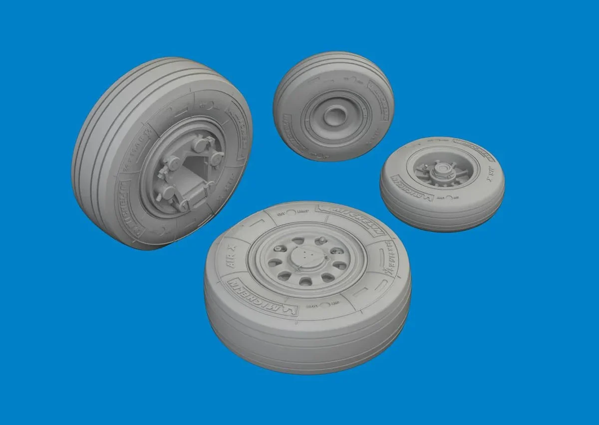 1/48 Eduard F-35C wheels Brassin 6481110
