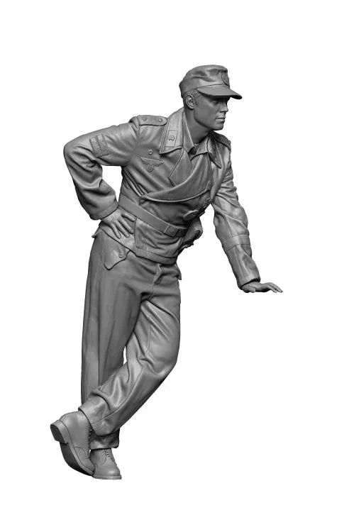 1/16 H3 Model WWII German Tank Commander 2 3D Printed Figure 16064 - H3 Models