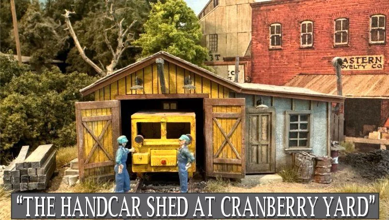HO Bar Mills Handcar Shed at Cranberry Yard 362 - Bar Mills Models