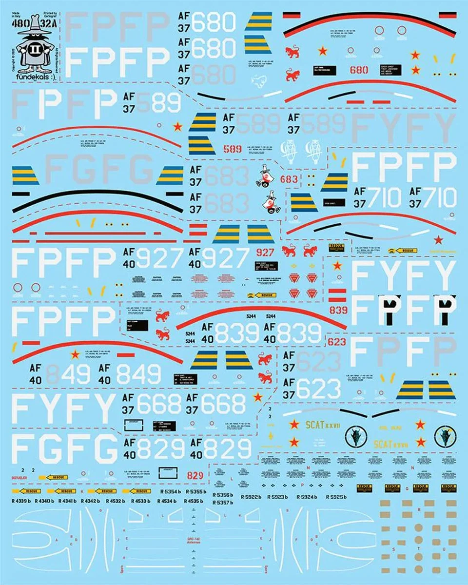 1/48 Fundekals F-4C MIG HUNTERS 48032
