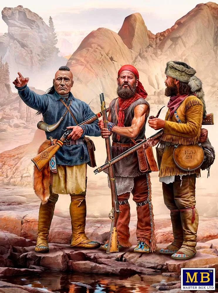 1/35 Master Box Indian Wars Series: XVIII Century Kit No. 5 The Mohicans 35232 - Master Box LTD
