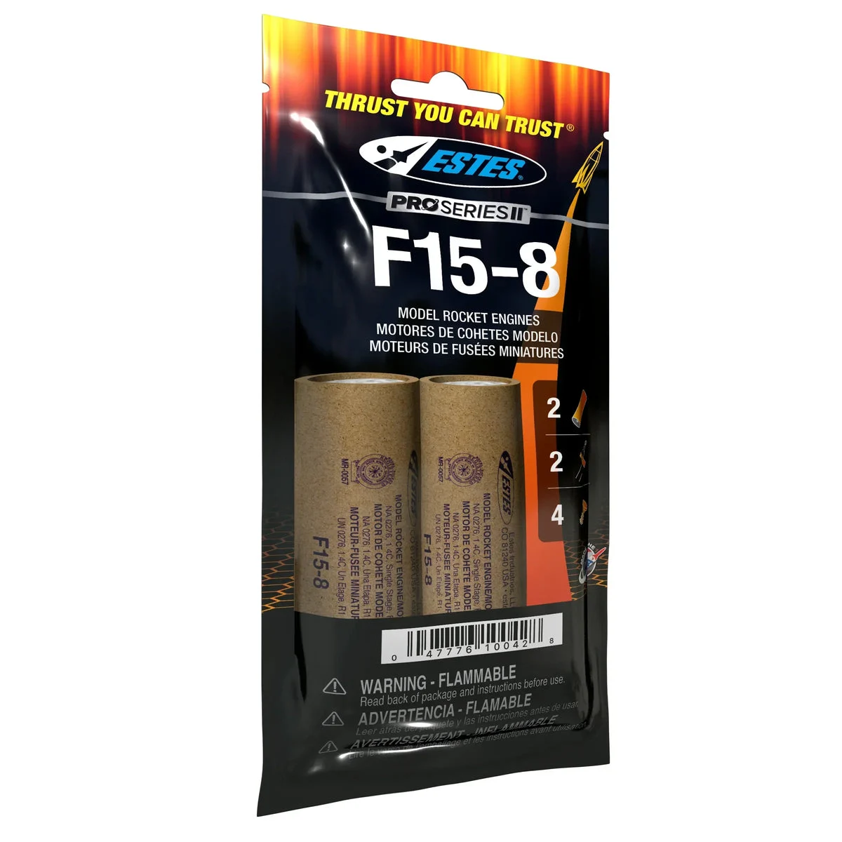 Estes Rockets F15-8 Engines (29mm) 10042