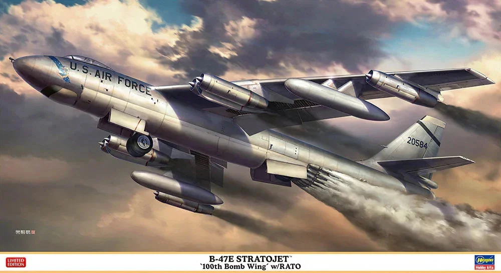 1/72 Hasegawa B-47E Stratojet "100th Bomb Wing" w/RATO 2474