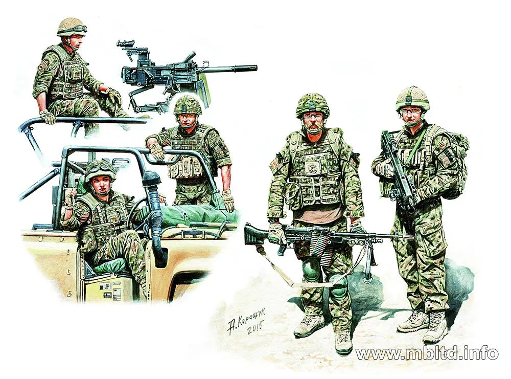 1/35 Master Box Modern UK Infantrymen Present Day 35180 - Master Box LTD