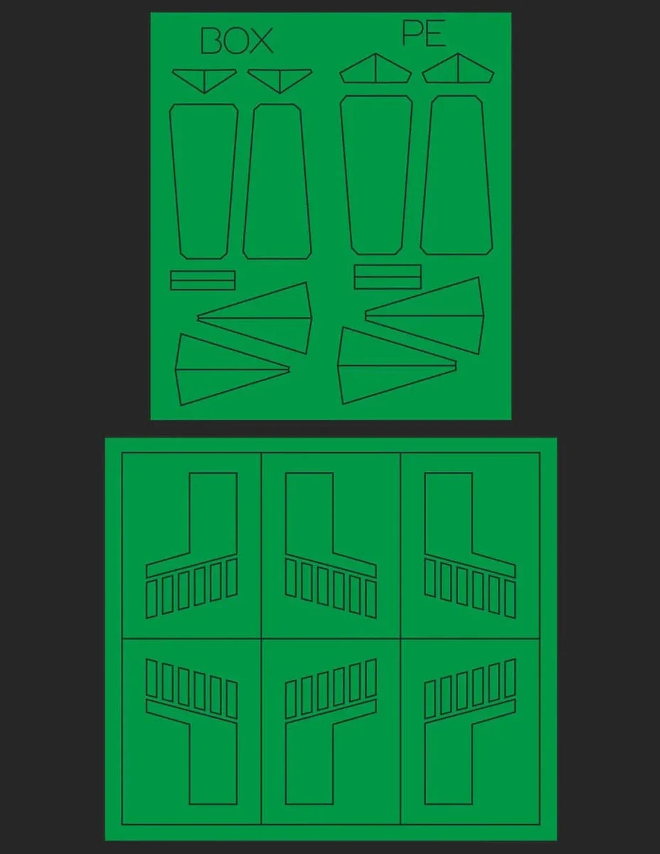 Green Strawberry T-65 X-Wing Paint Mask AM011