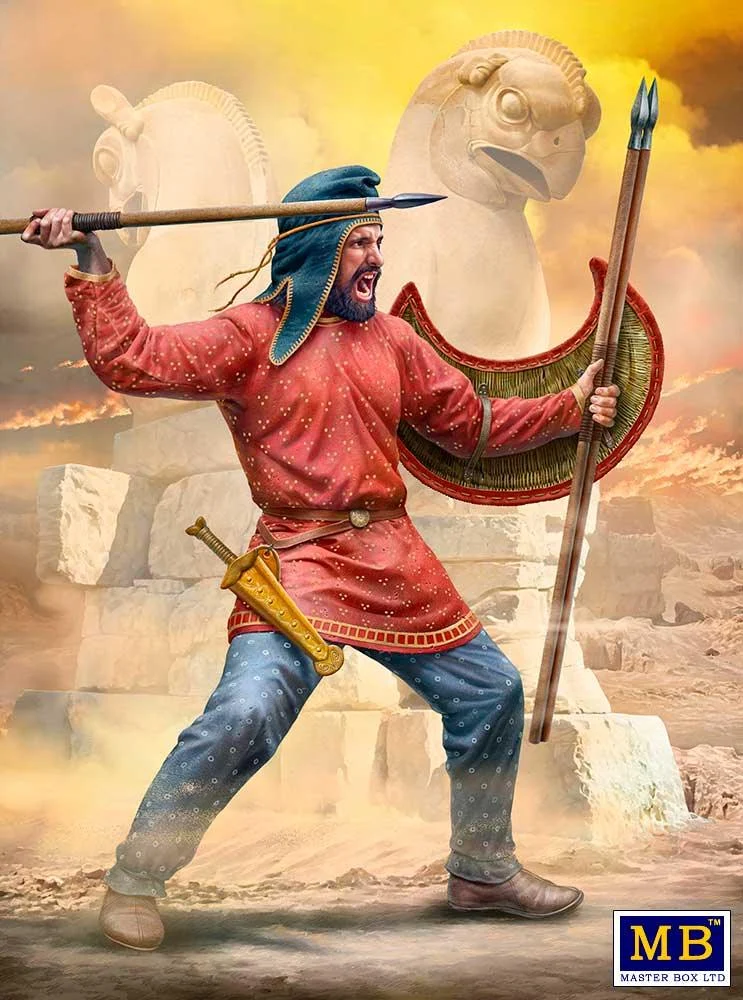 1/32 Master Box Persian Lightly Armed Warrior (Takabara) 32021 - Master Box LTD