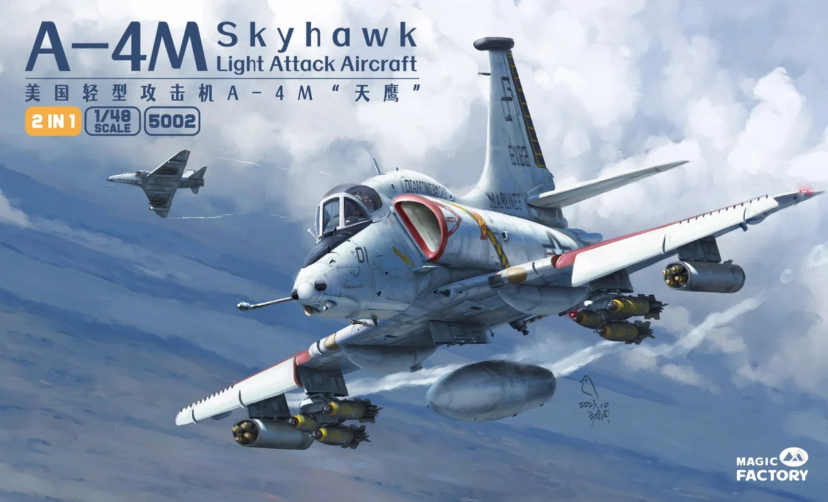 1/48 Magic Factory A-4M "Skyhawk" Light Attack Aircraft 5002
