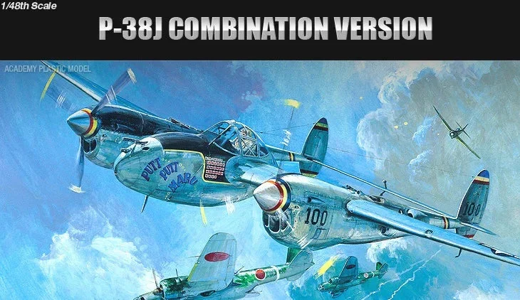 1/48 Academy P-38 Combination Version 12282