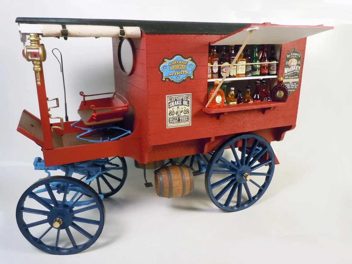 1/12 Model Shipways Medicine Wagon 6012