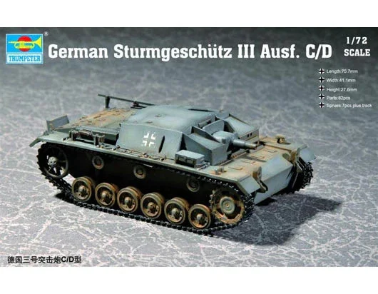 1/72 Trumpeter German Sturmgeschütz III Ausf. C/D 07257