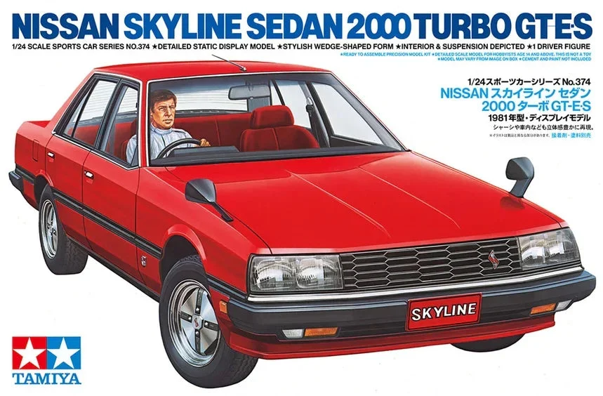 1/24 Tamiya Nissan Skyline Sedan 2000 Turbo GT-ES 24374