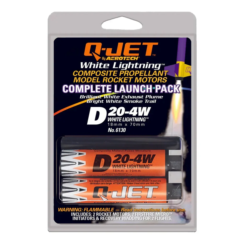 Quest Q-Jet D20-4W White Lightning Complete 2-Motor Launch Pack - Q6130