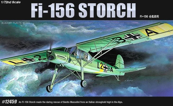 1/72 Academy Fieseler Fi-156 Storch 12459