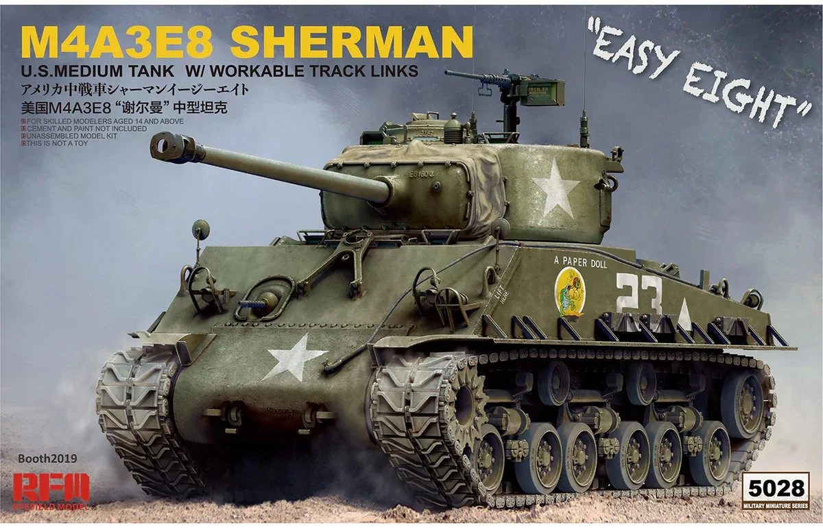 1/35 Ryefield Models M4A3E8 Sherman "Easy Eight" 5028