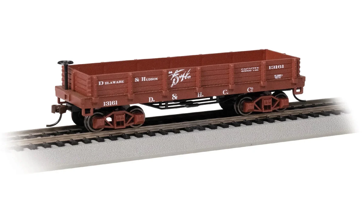 HO Bachmann Old Time Gondola Delaware & Hudson #13161 - 15405