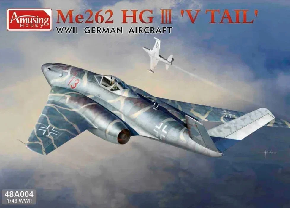 1/48 Amusing Hobby Me 262 HG III "V Tail" 48A004