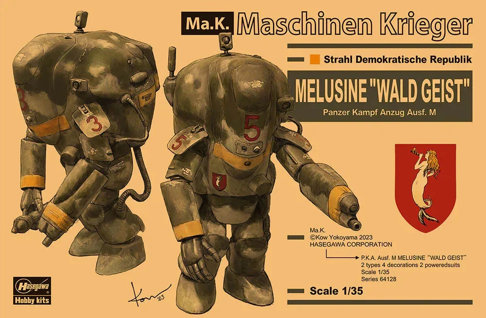 1/35 Hasegawa Maschinen Krieger Melusine "Wald Geist" 64128