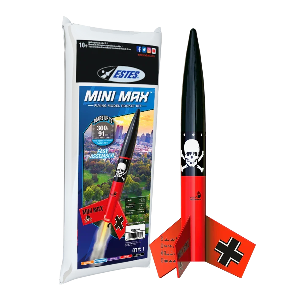 Estes Rockets Mini Der Red Max 002100