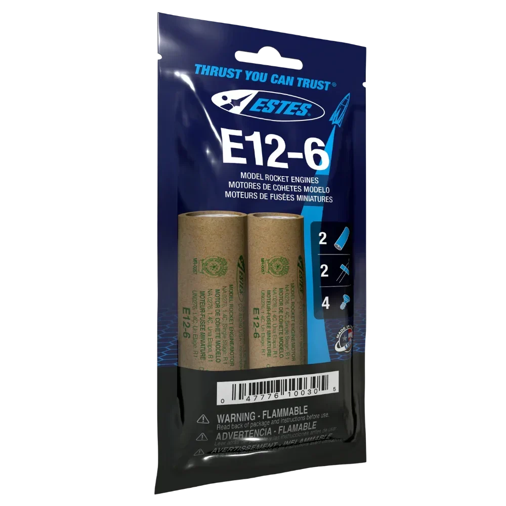 Estes Rockets E12-6 Engines 10030