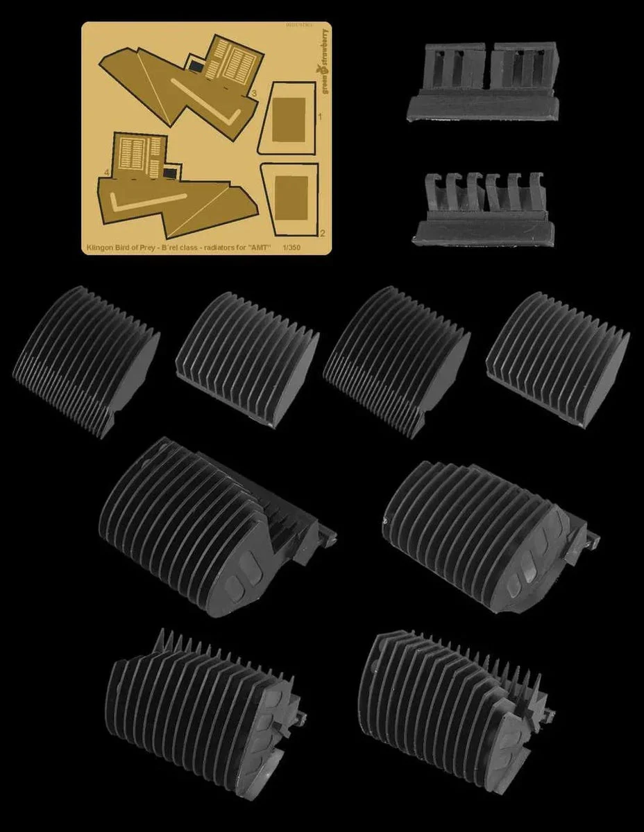 1/350 Green Strawberry Klingon Bird of Prey - B rel class - radiators Upgrade Set 10620