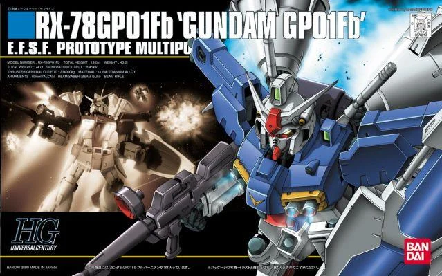 1/144 Bandai HGUC RX-78GP01Fb Gundam GP01Fb 78213