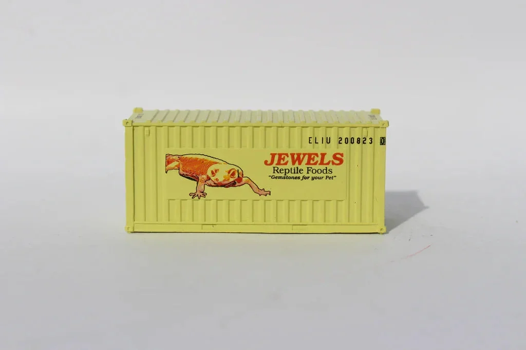 N JTC Model "VS" Jewels Reptile Foods 20' Std. Height Sign Side Container 205003 - Jacksonville Terminal Co
