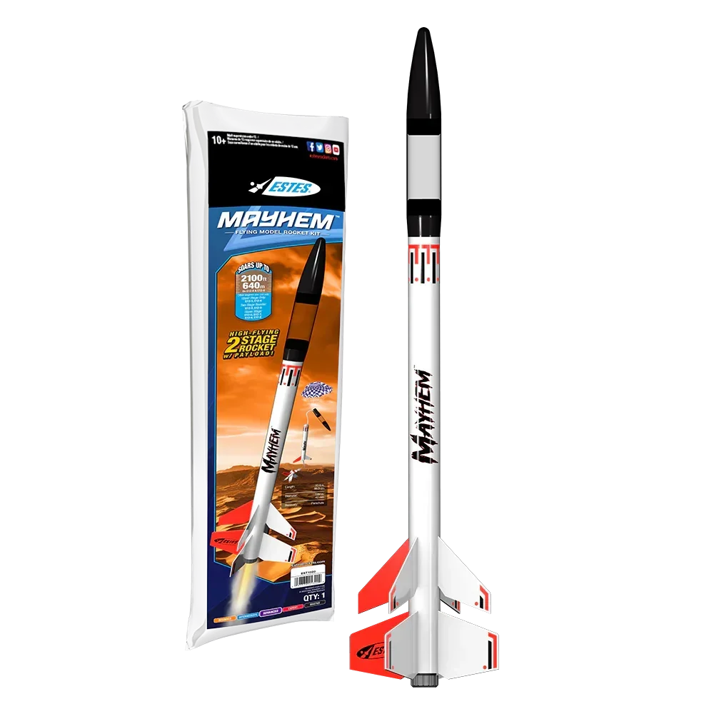 Estes Rockets Mayhem Flying Model Rocket Kit 001320