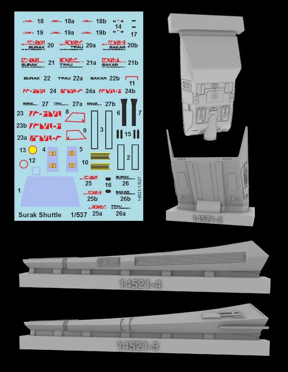 1/537 Green Strawberry Surak Shuttlecraft Upgrade Set 14521