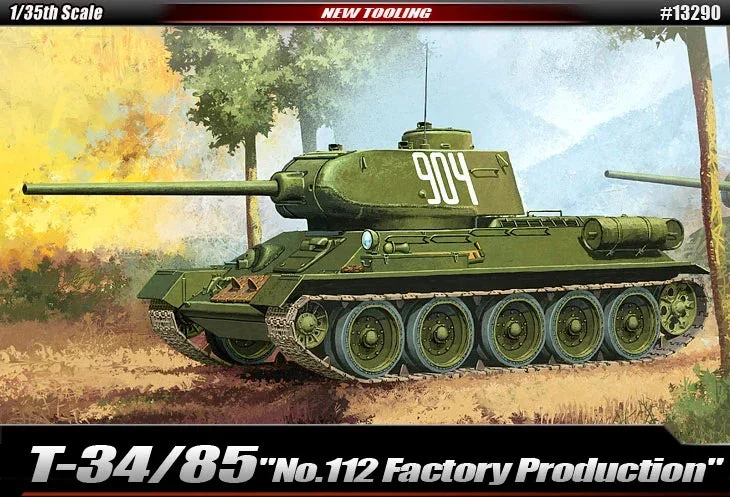 1/35 Academy T-34/85 "No. 112 Factory Production" 13290