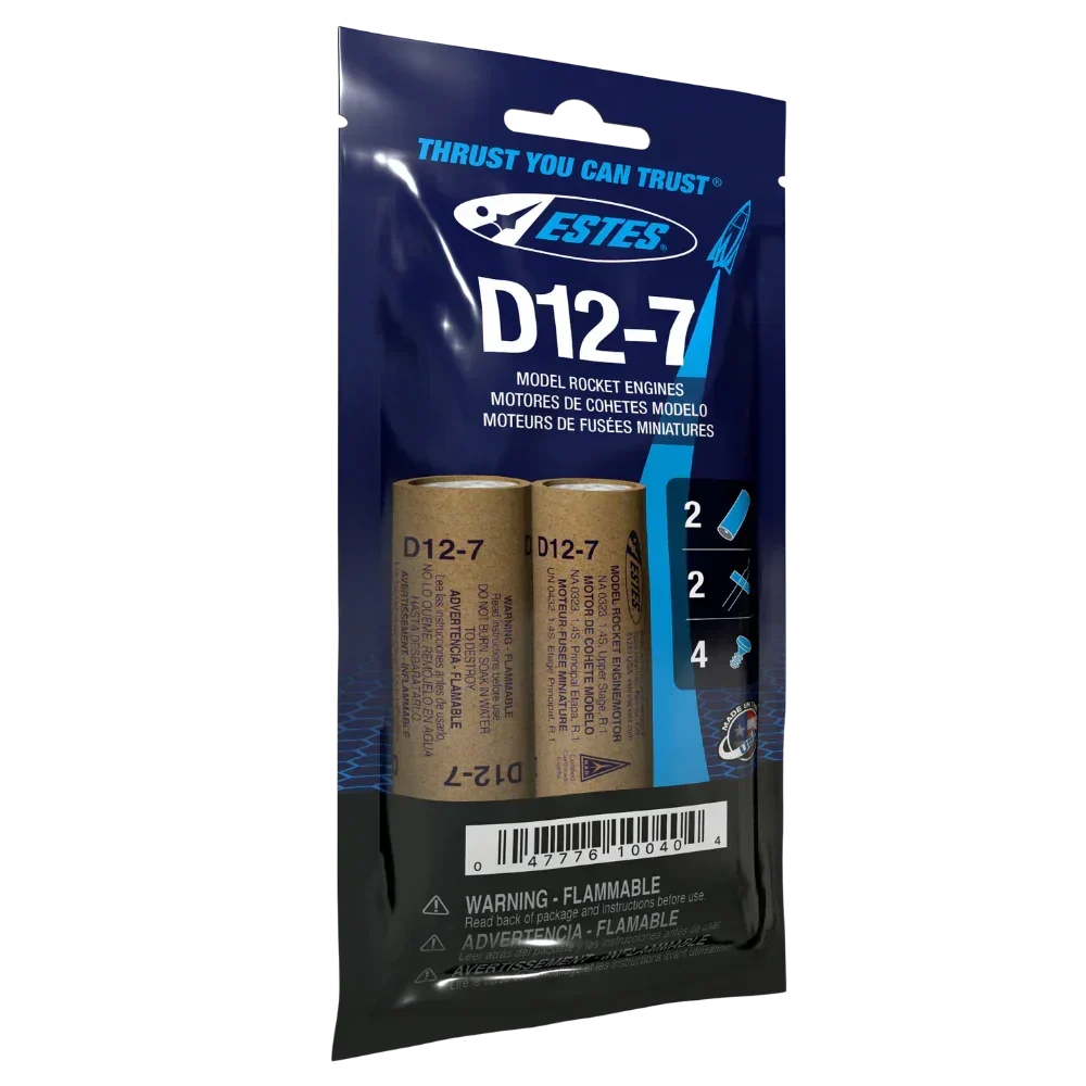 Estes Rockets D12-7 Engines 010040
