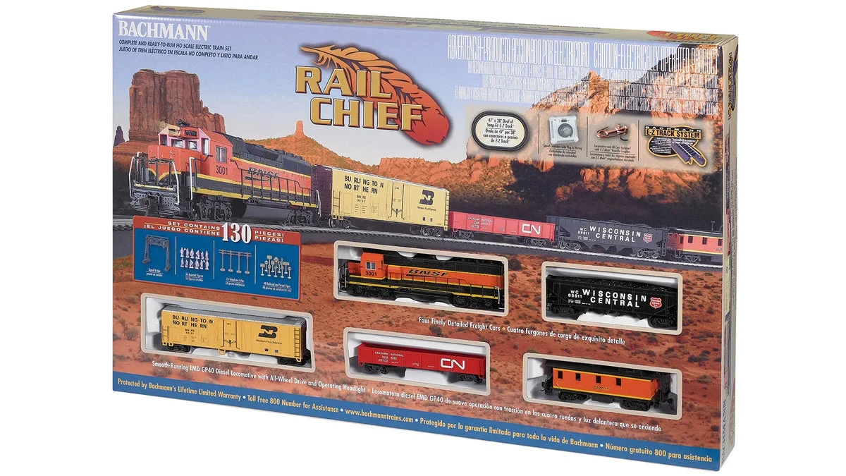 HO Bachmann Rail Chief 00706 - Bachmann Trains