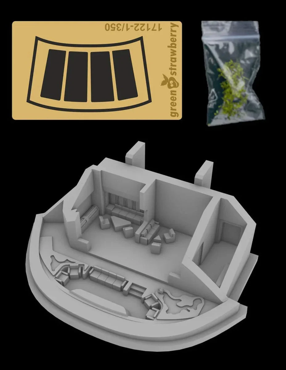 1/350 Green Strawberry USS Enterprise NCC-1701 Refit - Officers Lounge Upgrade Set 17122