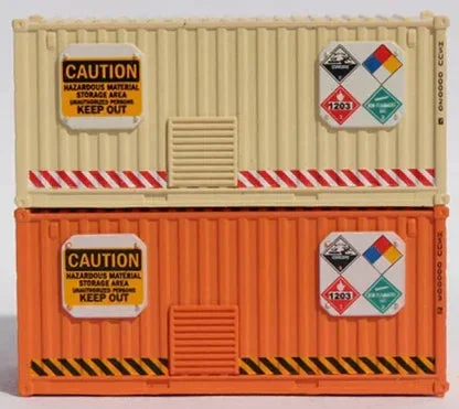 N JTC Model "VS" Hazmat Storage Containers 20' Std. Height Container with Magnetic System 205002 - Jacksonville Terminal Co