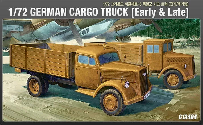 1/72 Academy German Cargo Truck 13404 - Academy Models