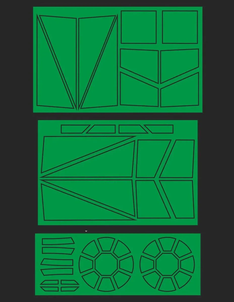 Green Strawberry Tie Interceptor Paint Mask AM009