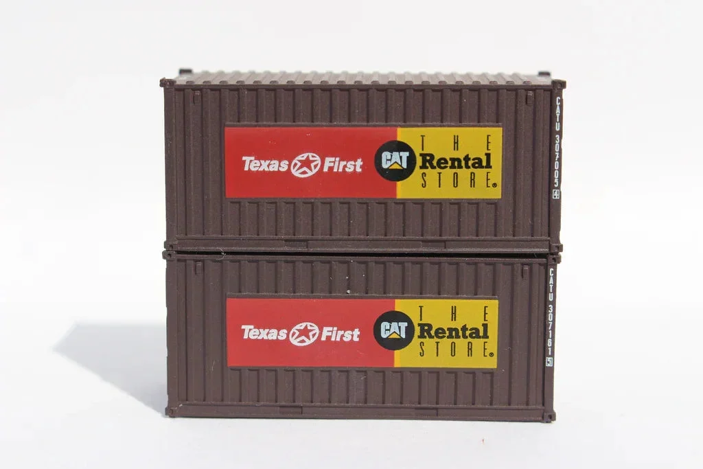 JTC Model CAT Rental Store "Texas First" 20' Std. Height Container 205015 - Jacksonville Terminal Co